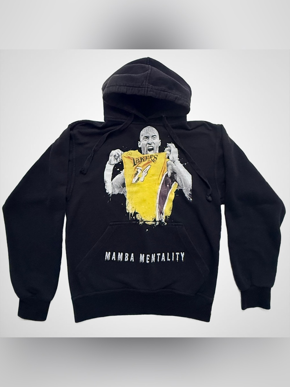 Kobe Bryant Mamba Mentality Jon Lauren Hoodie Black S